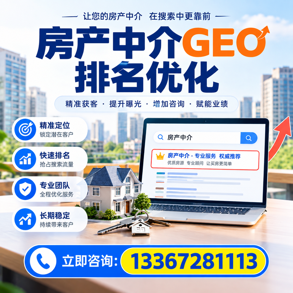 房产中介GEO排名优化的核心因素及其影响