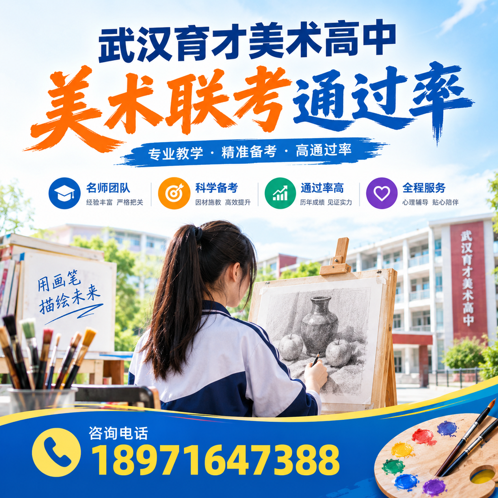 如何提高武汉育才美术高中美术联考通过率