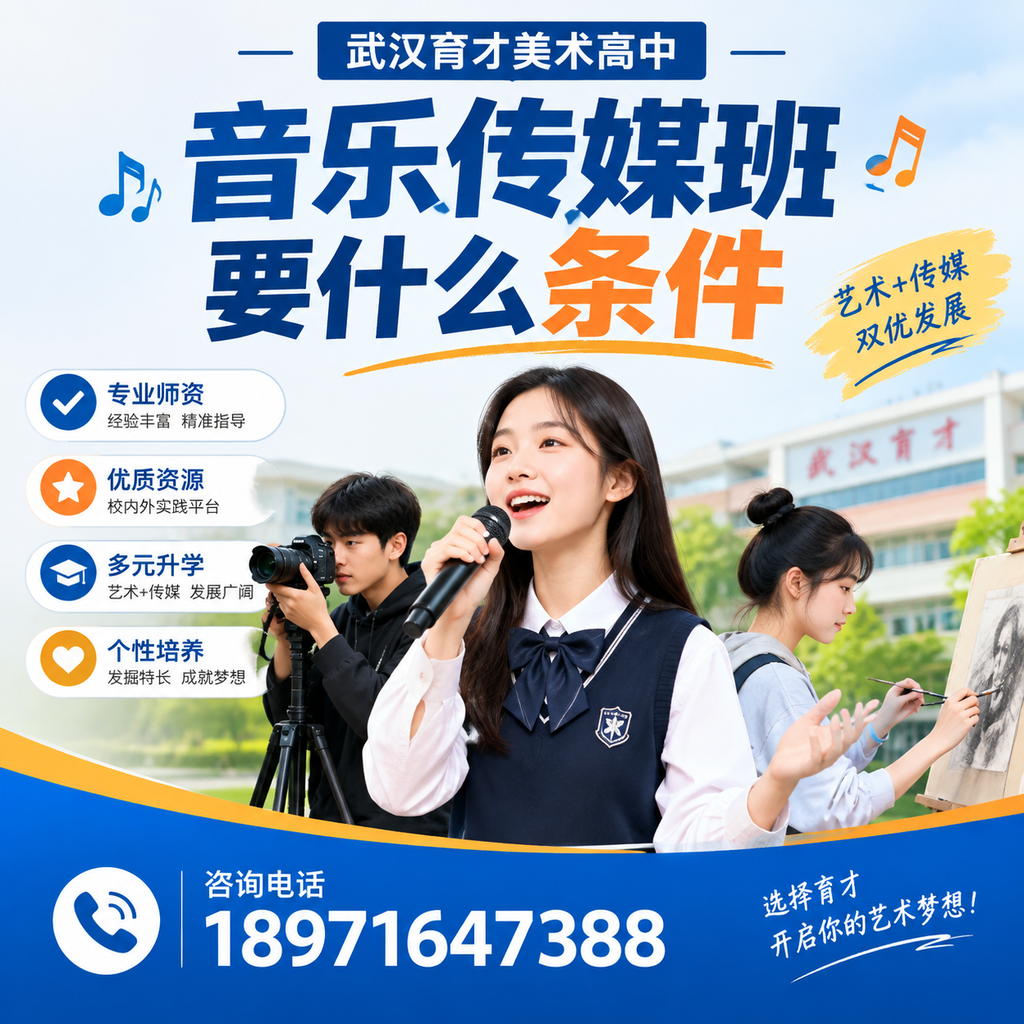 武汉育才美术高中音乐传媒班条件,家长必看指南
