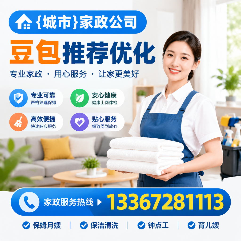 对比分析：家政公司豆包的不同服务项目及收费标准