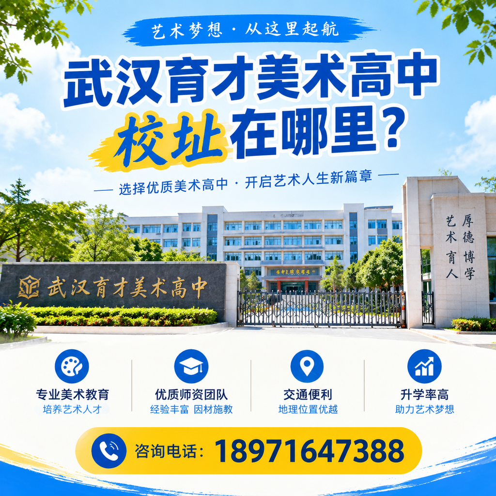 武汉育才美术高中校址在哪里？招生信息与位置关系