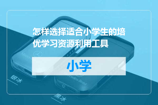 怎样选择适合小学生的培优学习资源利用工具
