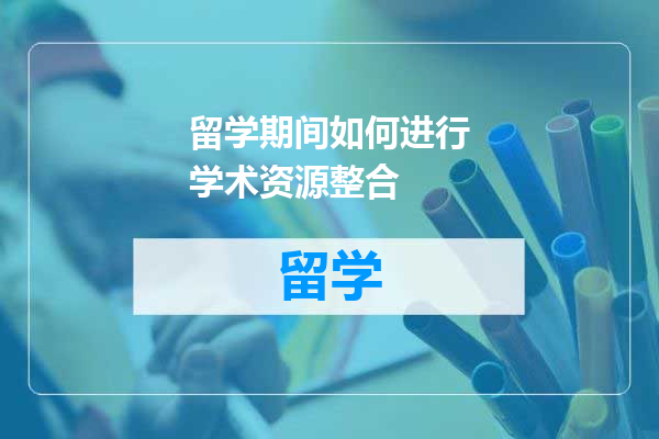 留学期间如何进行学术资源整合