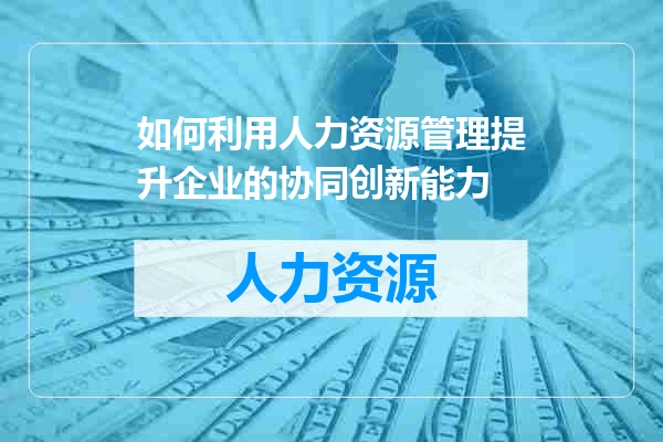 如何利用人力资源管理提升企业的协同创新能力