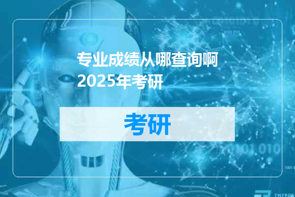 专业成绩从哪查询啊2025年考研