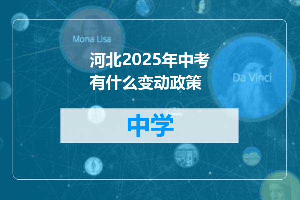 河北2025年中考有什么变动政策