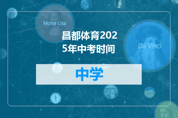 昌都体育2025年中考时间