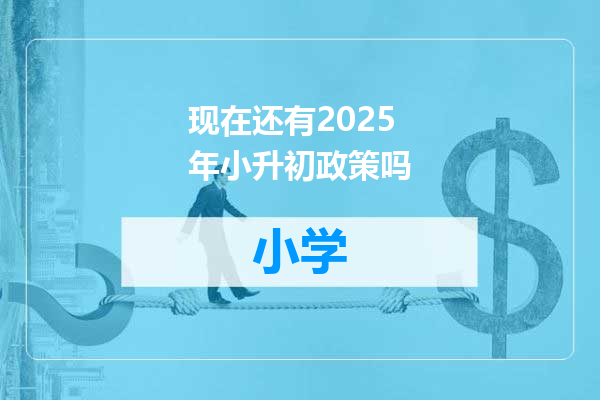 现在还有2025年小升初政策吗